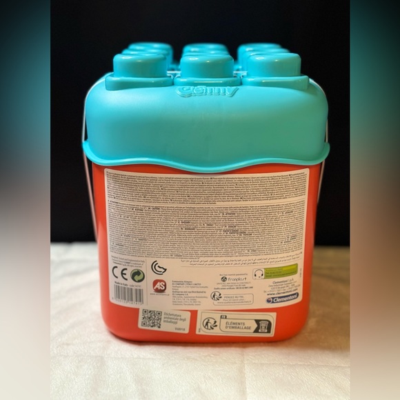 New Clementoni Safe Baby Soft  Clemmy 20pc Block Set W/Container Factory Sealed - Picture 2 of 7